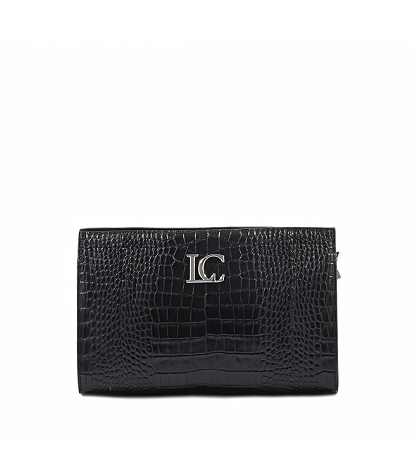 Ophelia Continental Clutch Cocco - Black