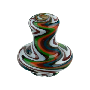 Orange Swirl Cap   2 pearls  (BX155A)