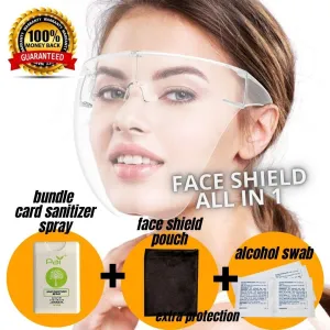 PAI Reusable Hard Full Face Shield with Sprayer Set
