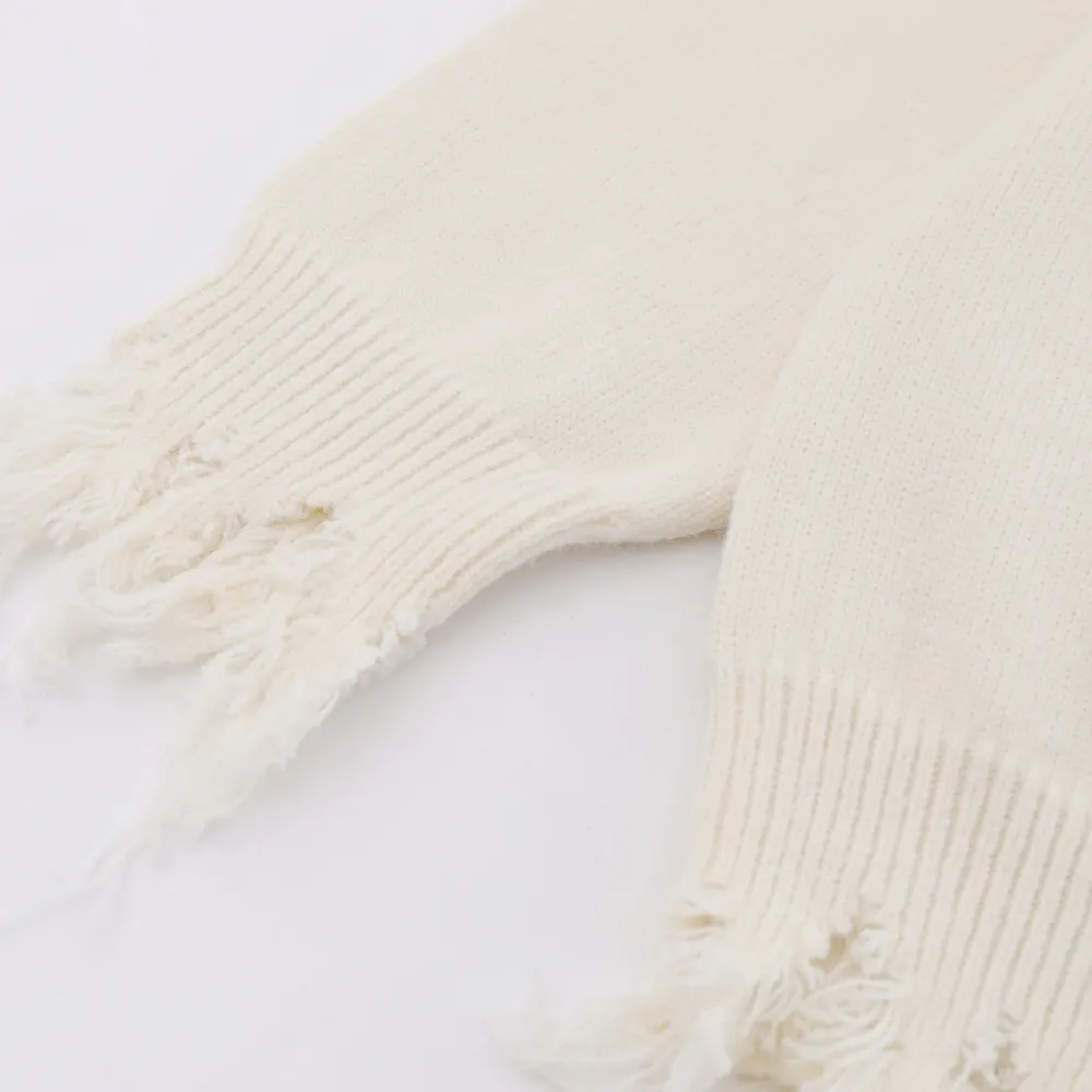 Patch Letter Sweater