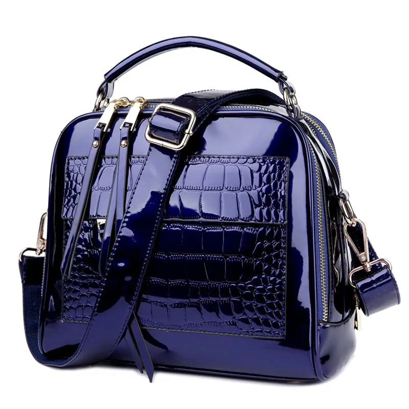 Patent Leather Handbag Fashion Patent Leather Shell Bag Handbag Diagonal Cross Bag Shoulder Messenger Bag