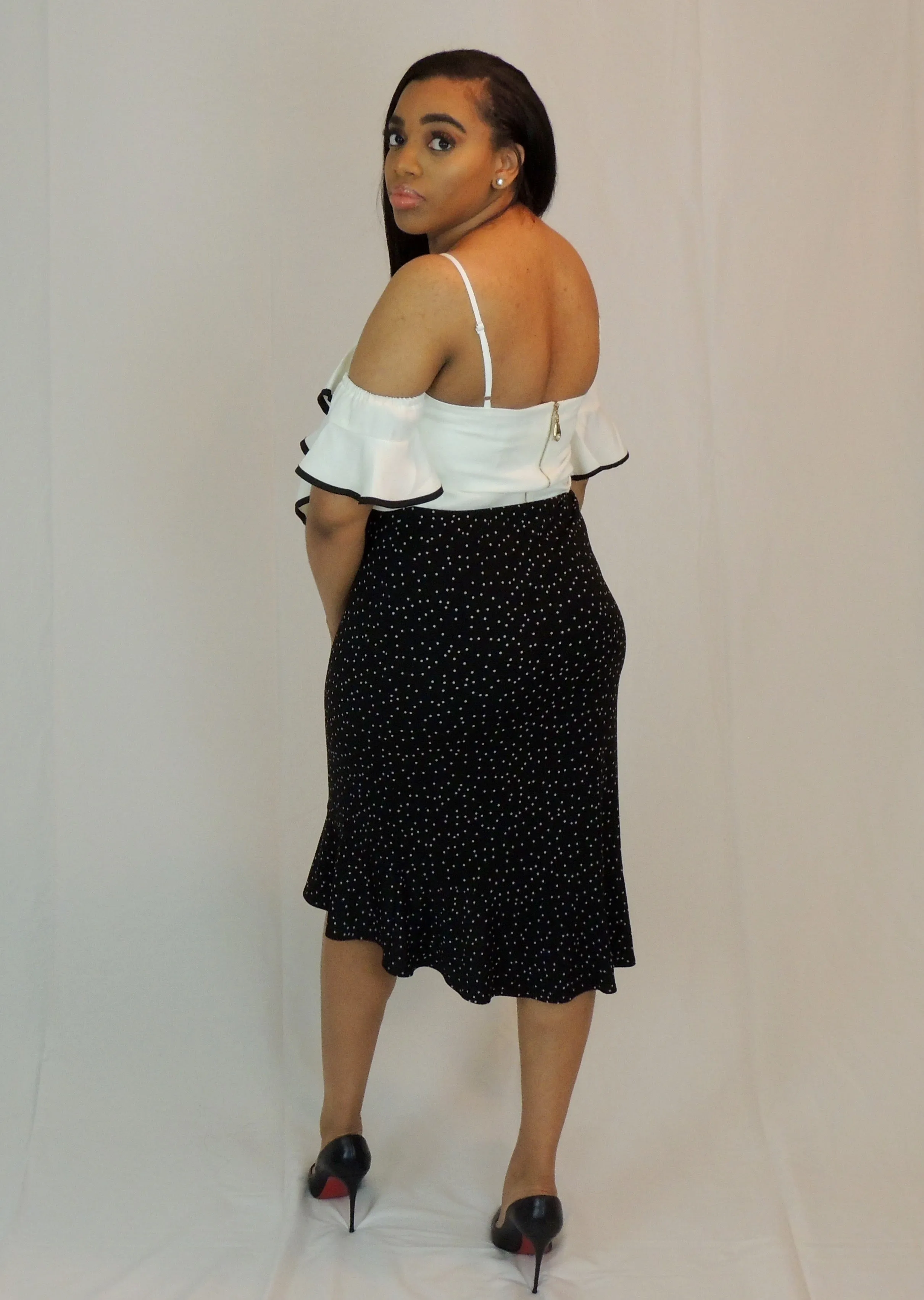 Peek-a-boo Shoulder Blouse