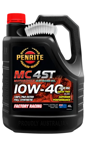 Penrite MC-4ST 10W-40 (100% PAO & ESTER) - 4 Litre