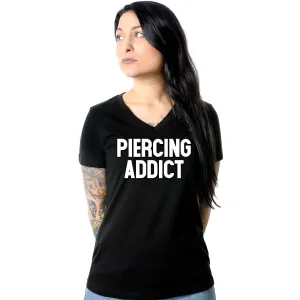 Piercing Addict Tapered V-Neck Tee Shirt