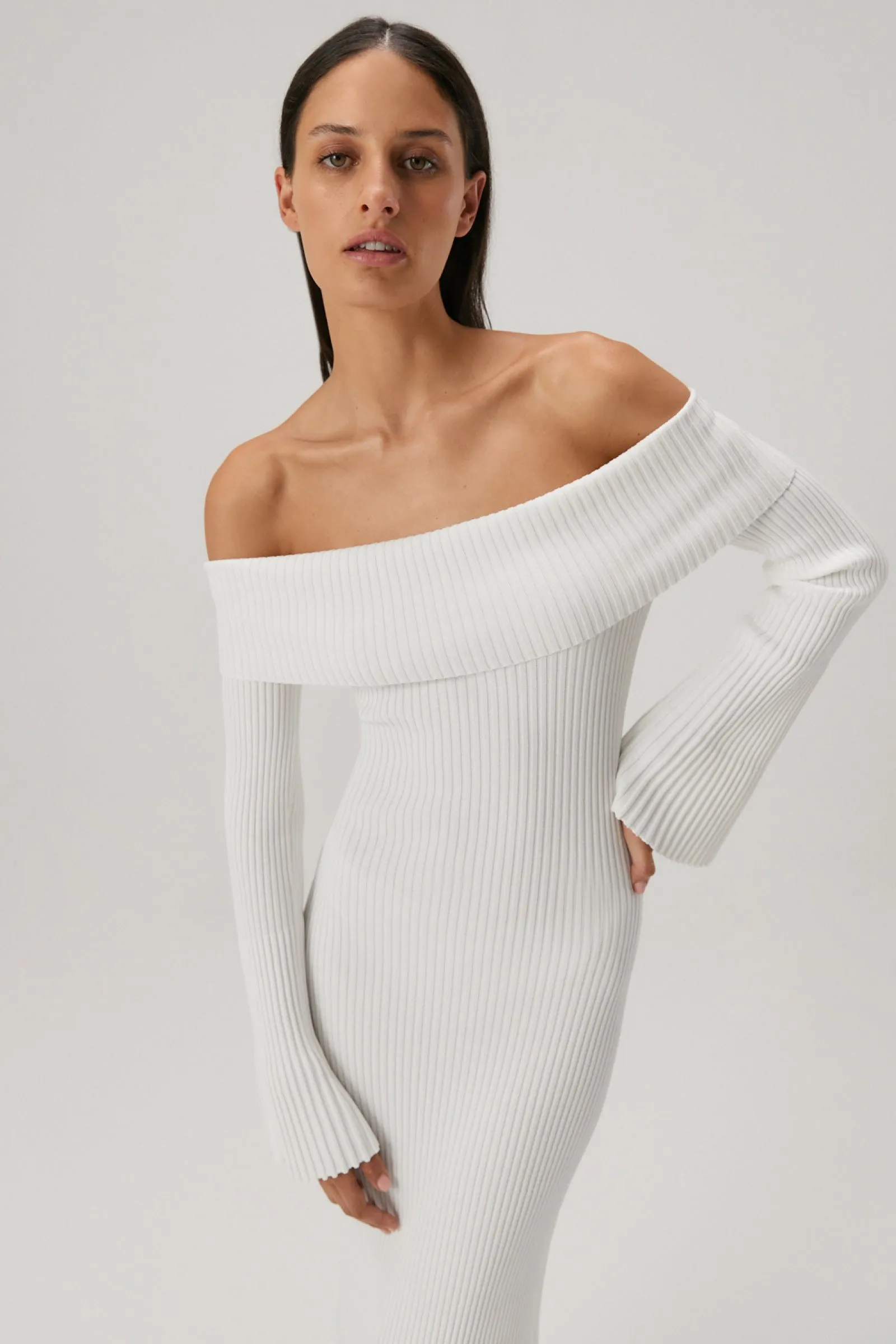 PILAR KNIT MIDI DRESS