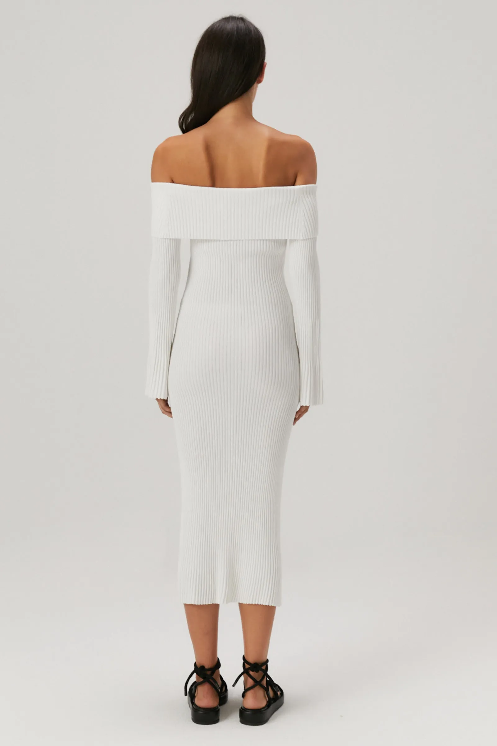 PILAR KNIT MIDI DRESS