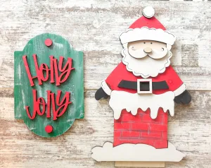 Porch Leaner Interchangeable Santa Add On DIY Kit