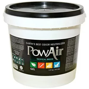 PowAir® Odour Removing Tropical Breeze Gel Bucket– 4 L / 1 Gal