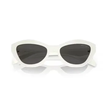 PRADA SUNGLASSES WHITE/DARK GREY 0PR A02S