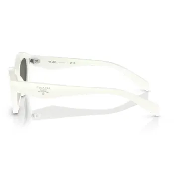 PRADA SUNGLASSES WHITE/DARK GREY 0PR A02S