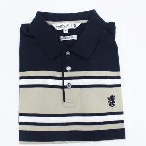 Pringle Stripe Golfer Navy MTOP0036