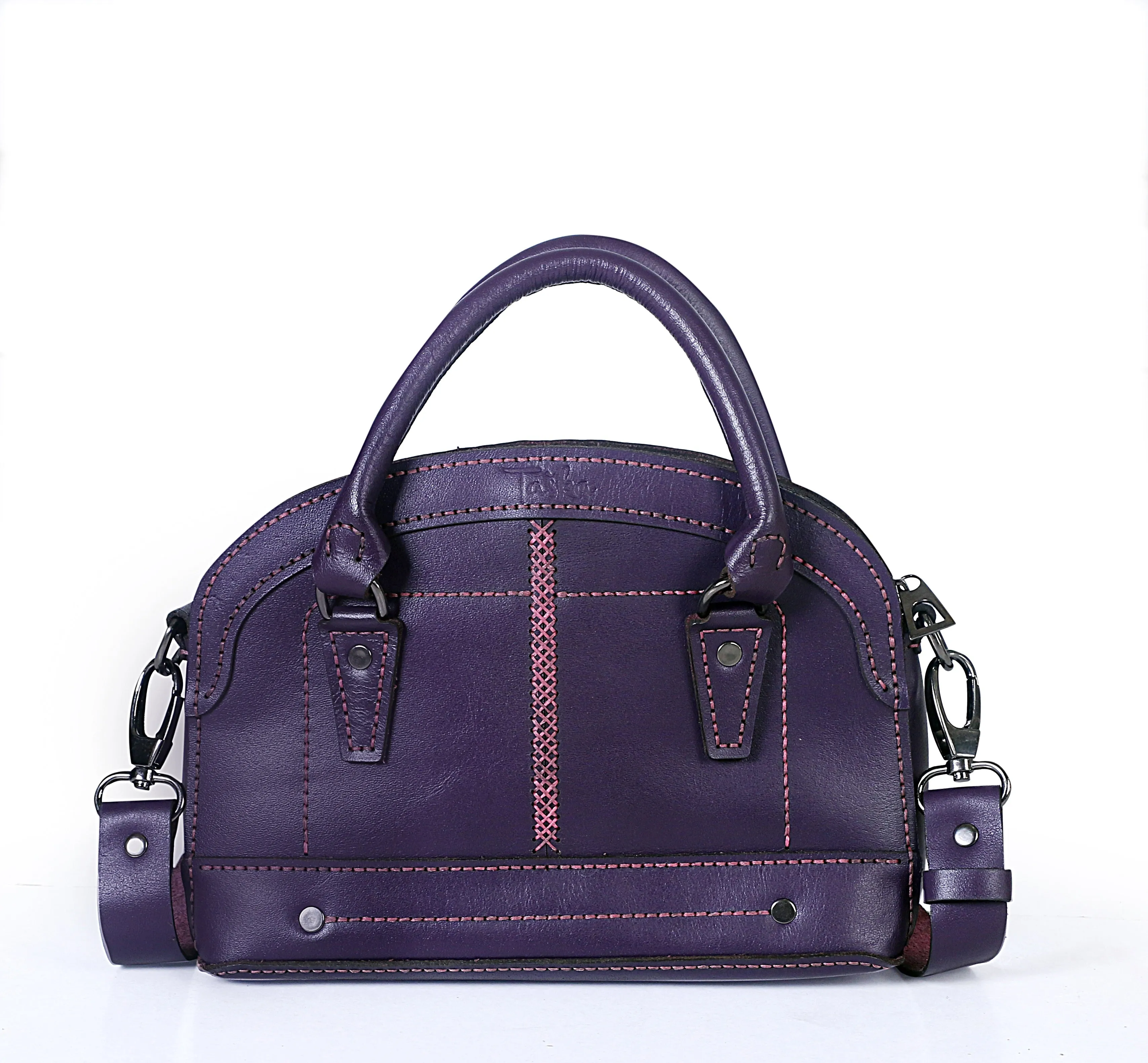 Purple Cross-Bag