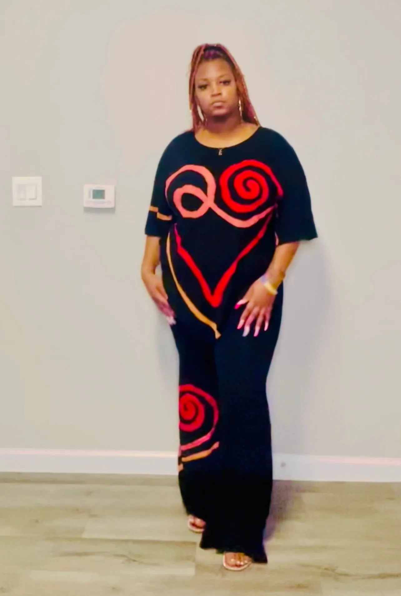 Queen of Hearts Palazzo Set