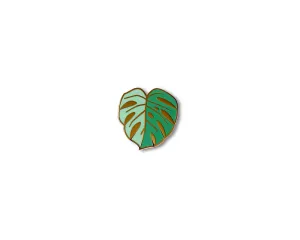 "Green Monstera Leaf" Lapel Pin
