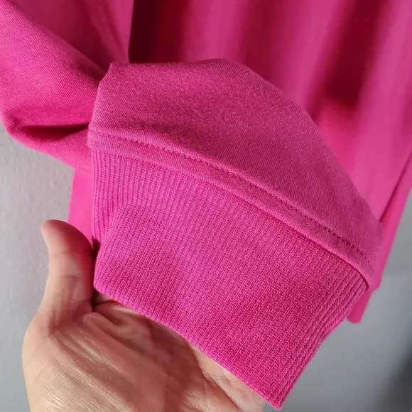Rae Dunn Weekend pink sweater, XL