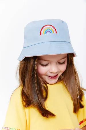 Rainbow Bucket Hat Reversible (Two Colors)