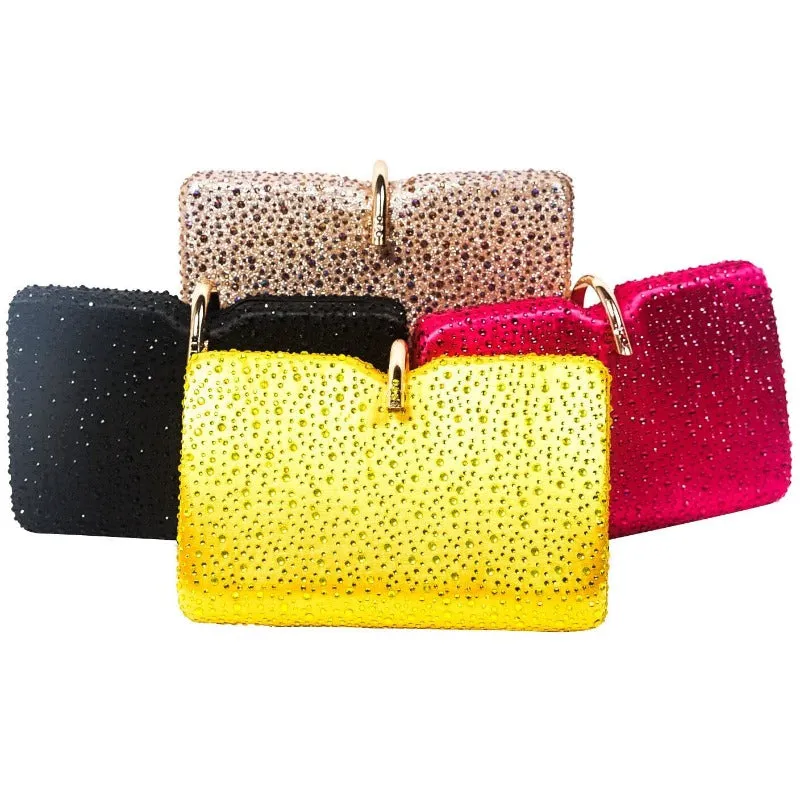Rani Rhinestone Clutch (4 Colors)