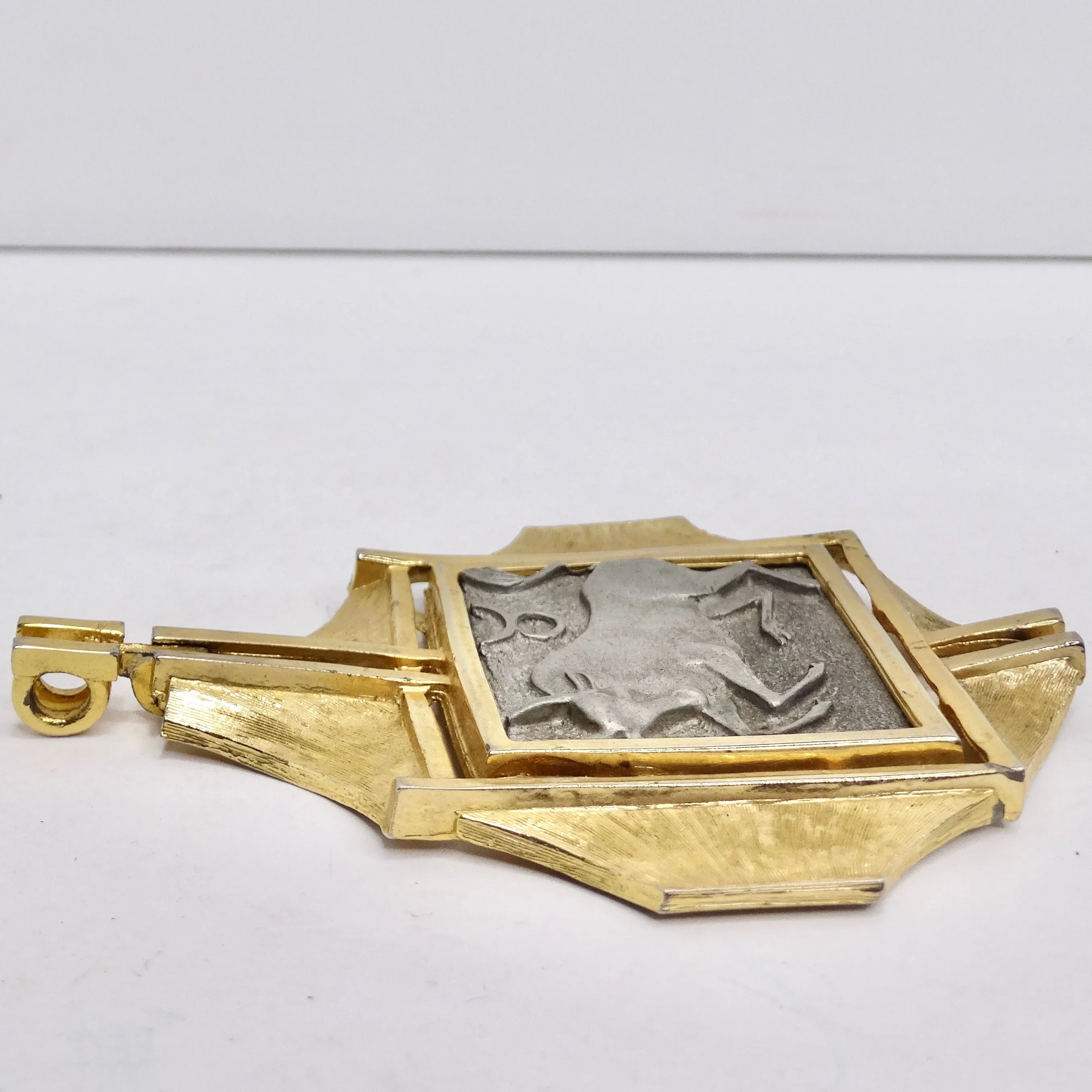 Razza 18K Gold Plated Zodiac Taurus Pendant
