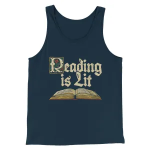 Reading Is Lit Men/Unisex Tank Top