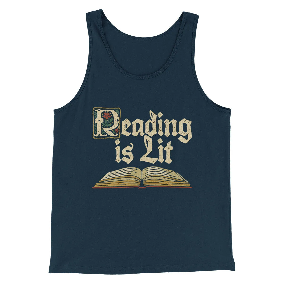 Reading Is Lit Men/Unisex Tank Top