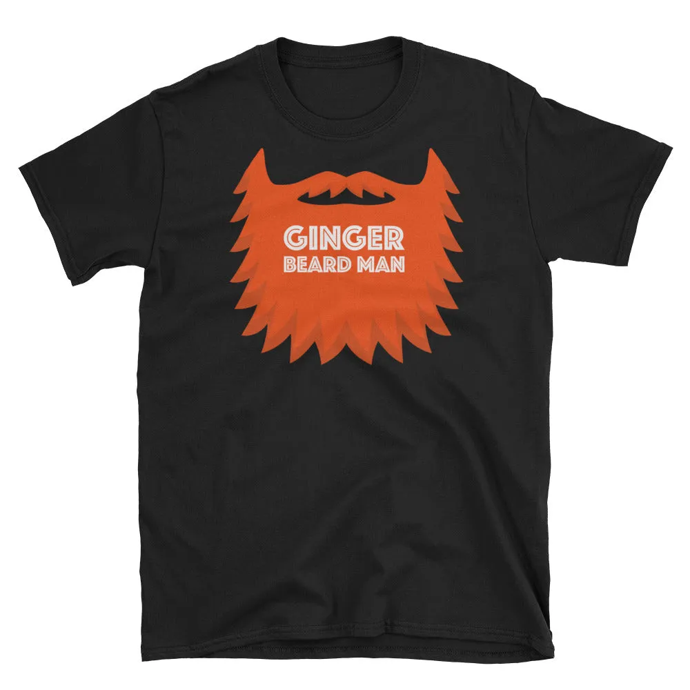 Red Hair T Shirt Ginger Beard T Shirt Black Ginger Beard T Shirt For Men