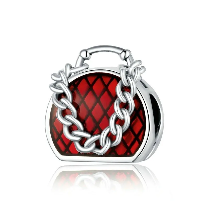 Red Hand Bag Charm
