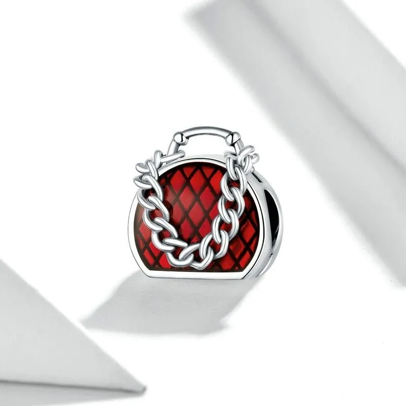 Red Hand Bag Charm