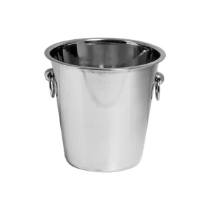 Regent Bar Butler Ice Bucket With Ring Handles Stainless Steel, 4L 41781