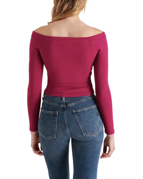 RESSI SWEATER - FOREST BERRY