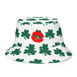 Reversible bucket hat Green Shamrock