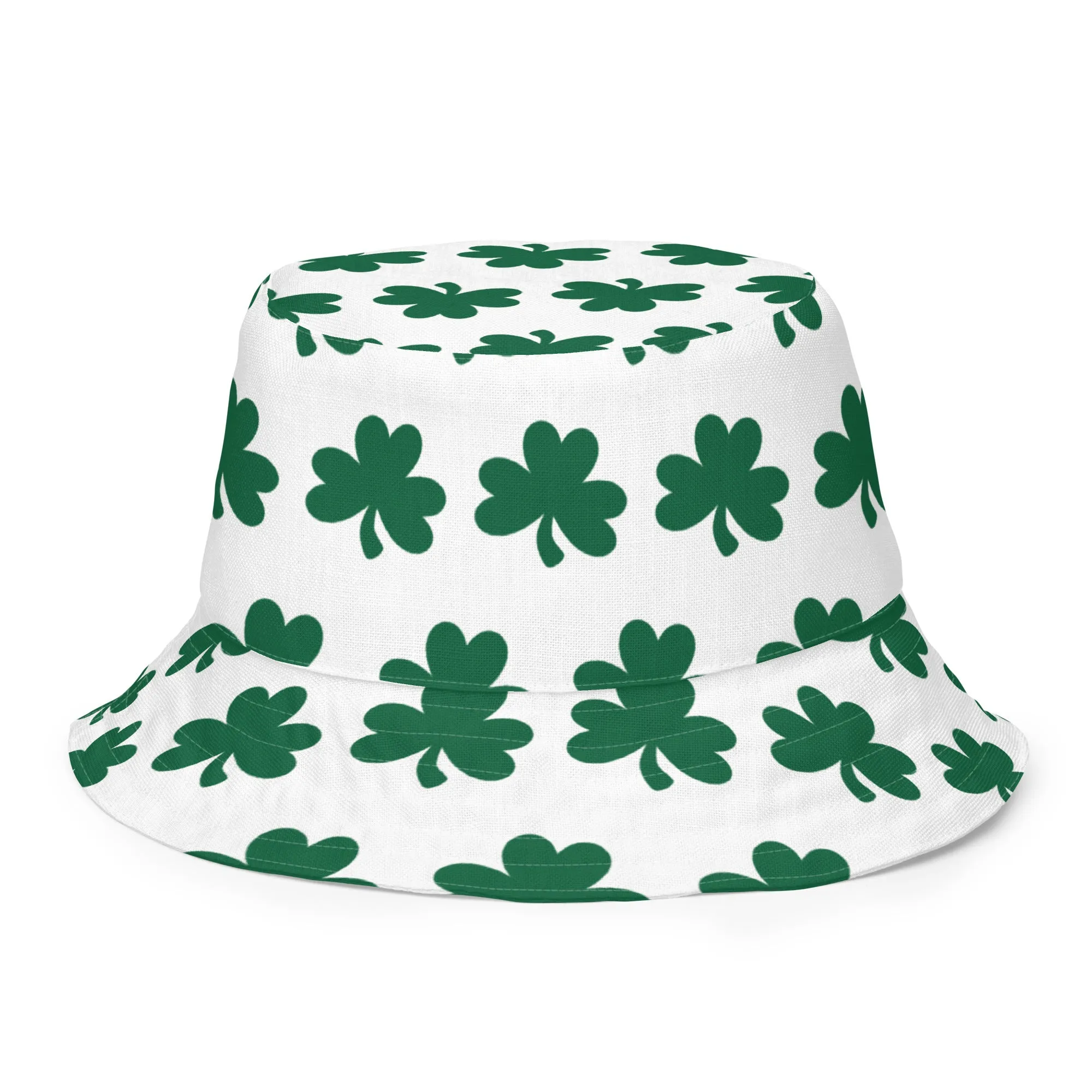 Reversible bucket hat Green Shamrock