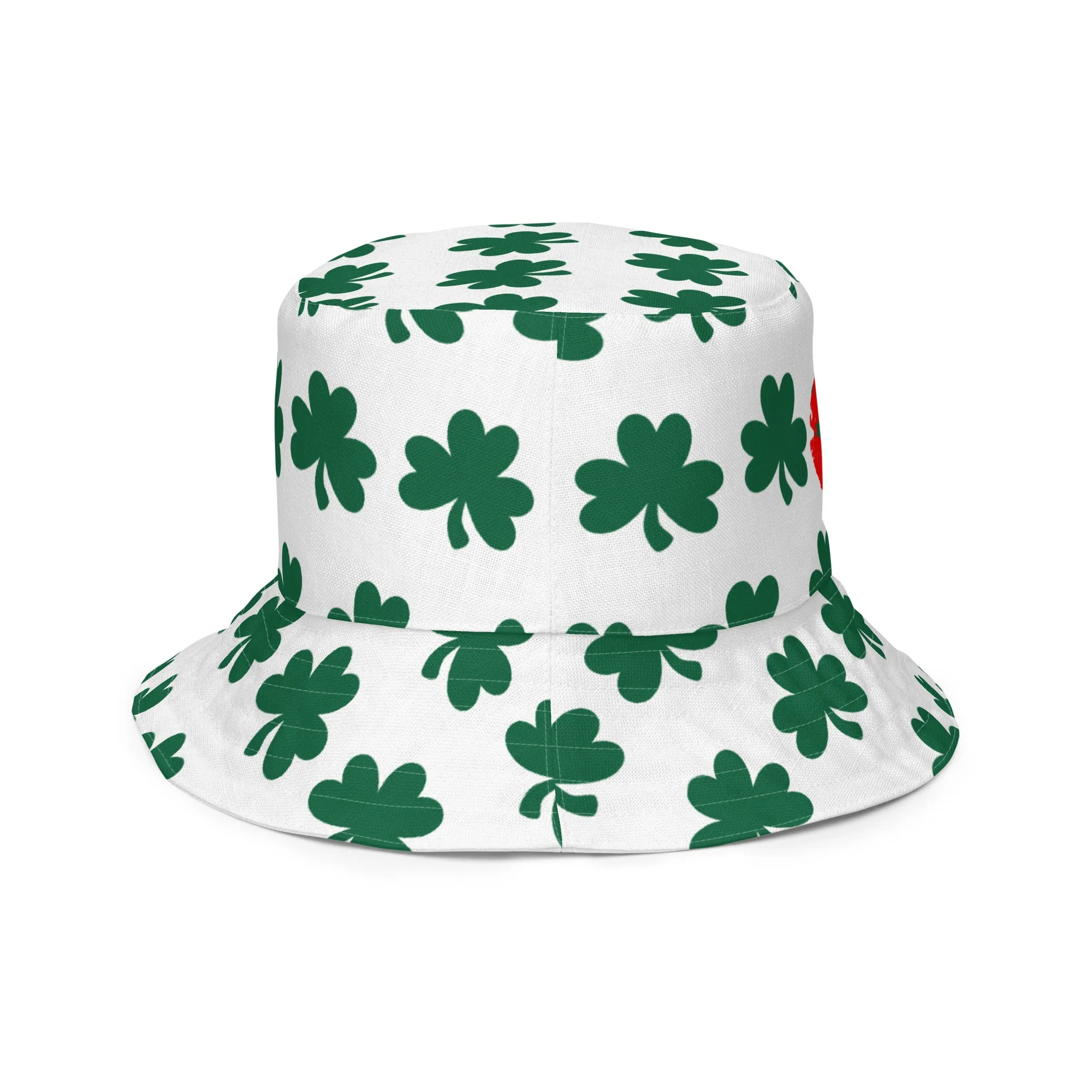 Reversible bucket hat Green Shamrock