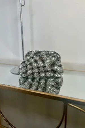 Rhinestone Embellished Clutch
