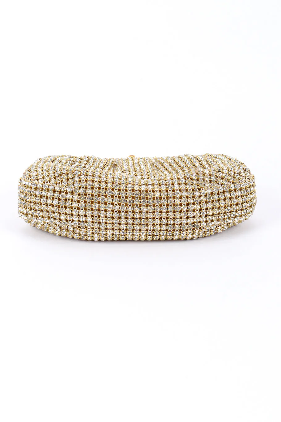 Rhinestone Mesh Clutch Bag