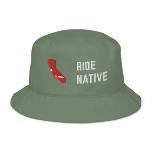 'Ride Native' Organic bucket hat