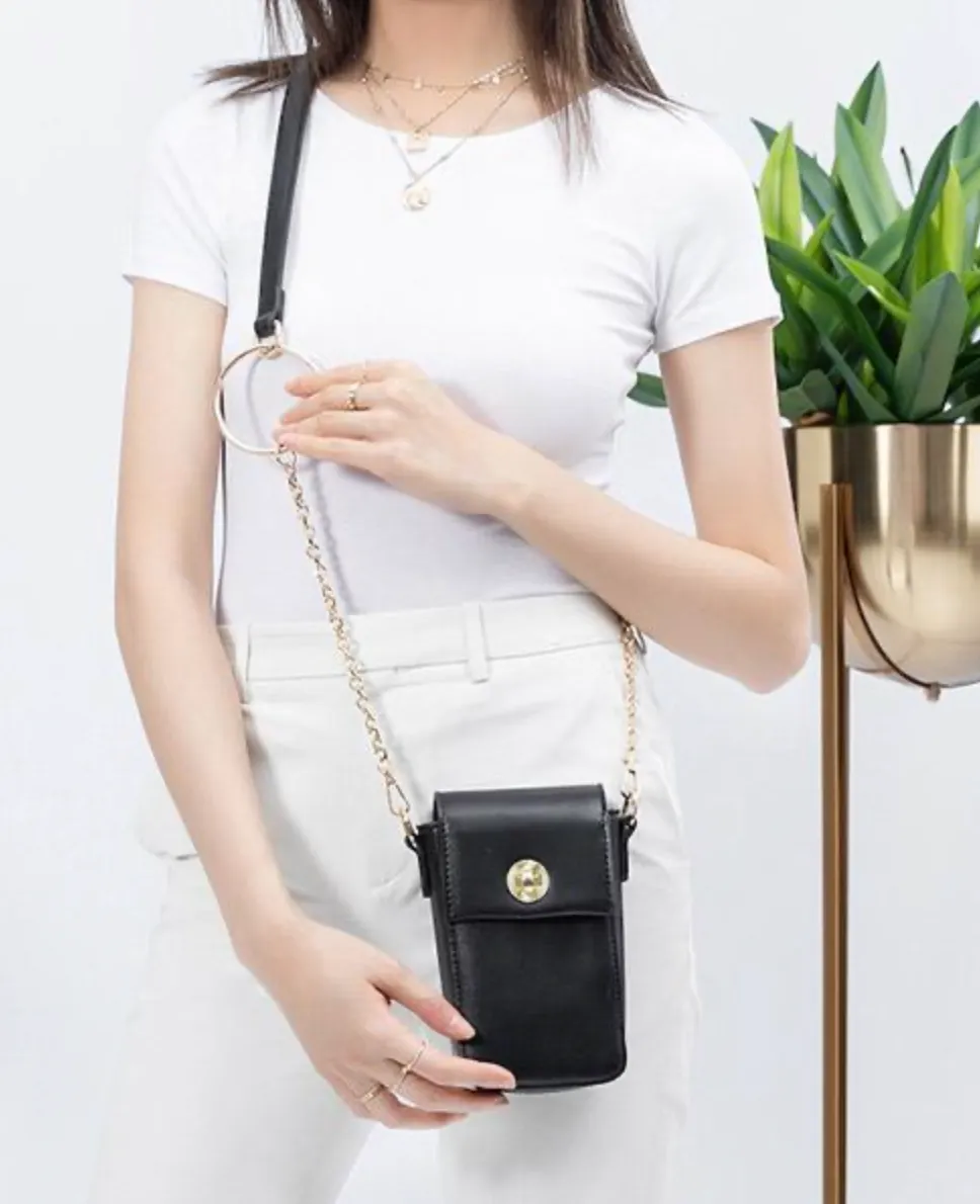 Riki Black Tech Crossbody