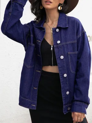 Ronan Buttoned Denim Jacket