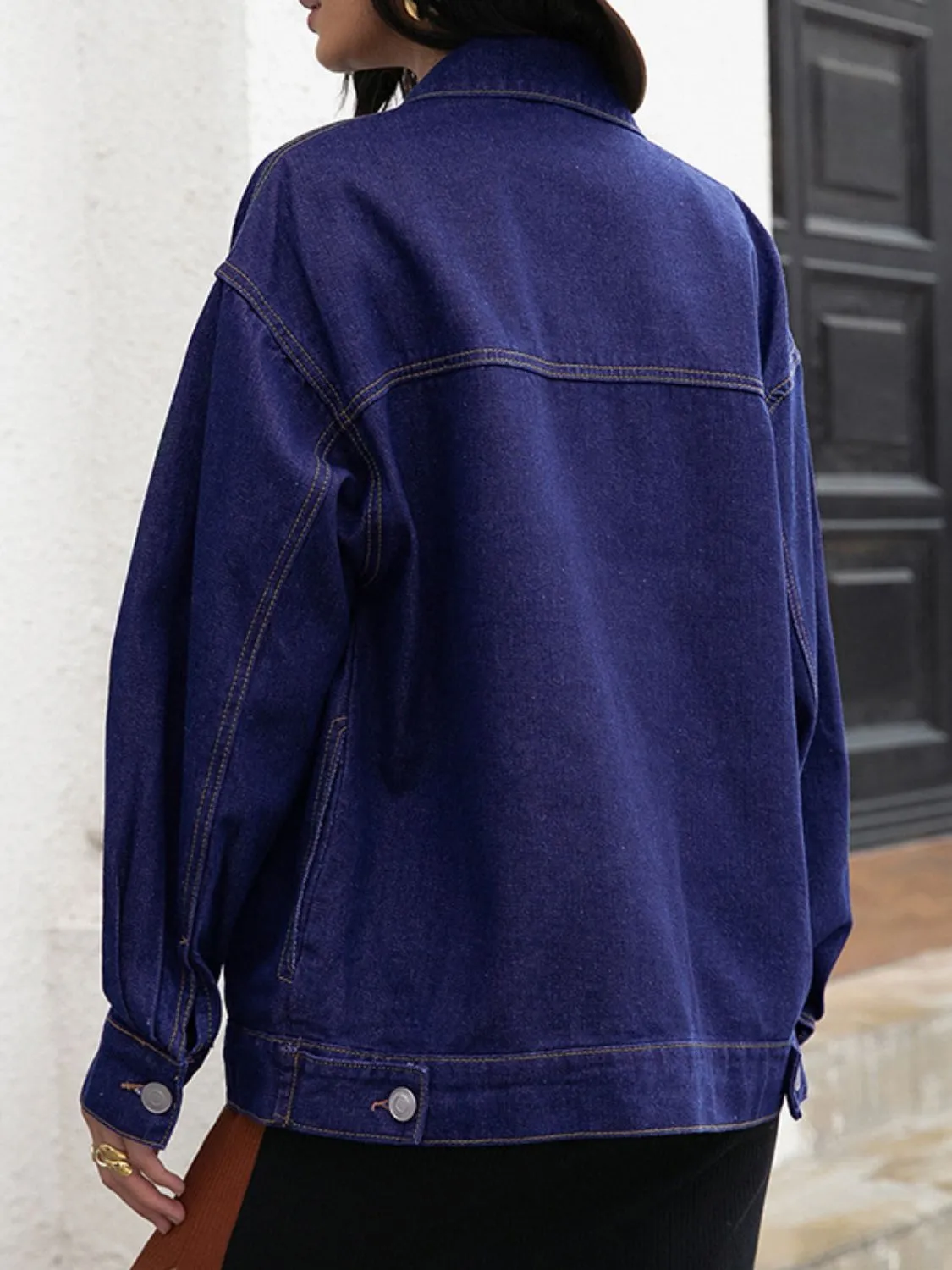 Ronan Buttoned Denim Jacket