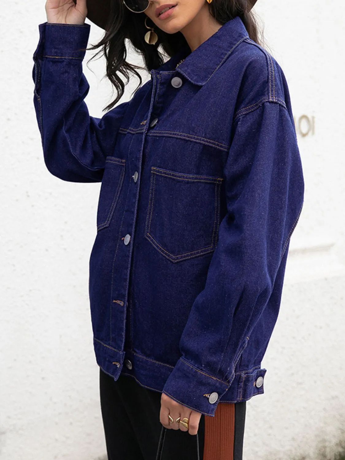 Ronan Buttoned Denim Jacket