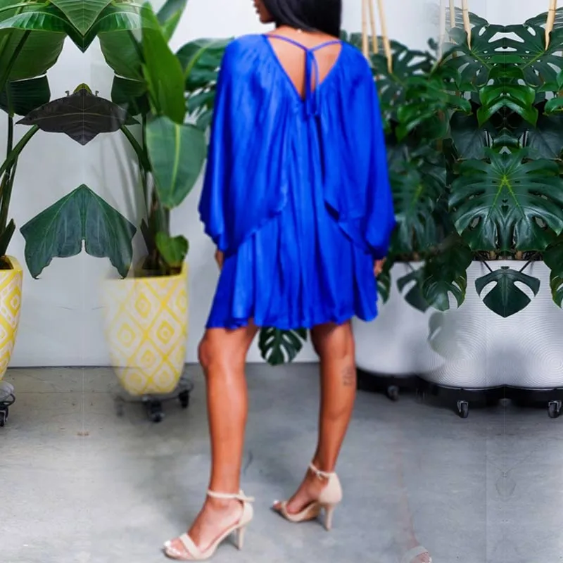 Ruffles Off  Shoulder Chiffon Dress