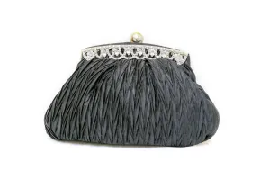 Satin Black Purse