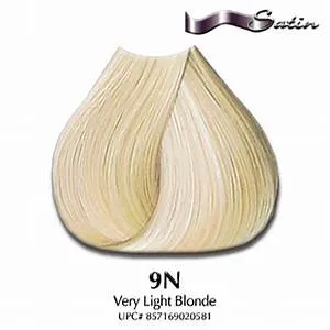 Satin hair color 9N Very Light Blonde Cover Gray 3oz