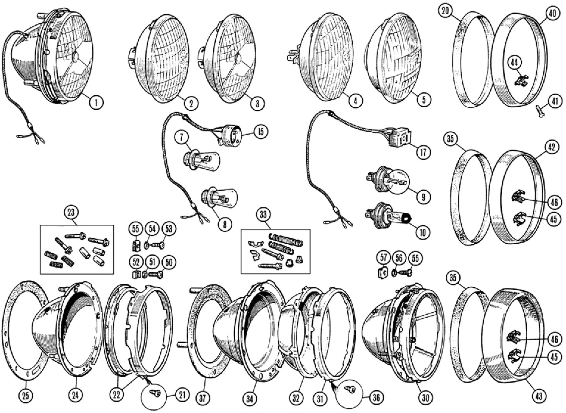 SEAL, BUCKET TO BODY, 2 ADJUSTERS