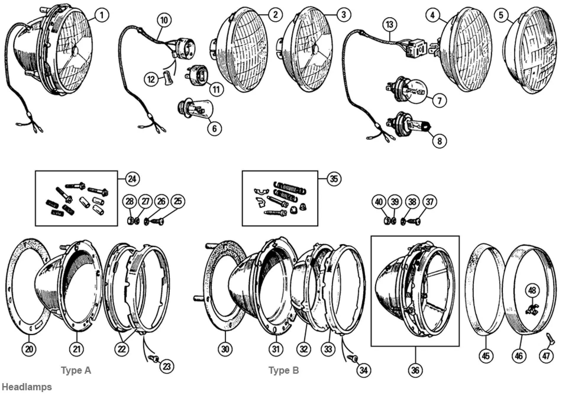 SEAL, BUCKET TO BODY, 2 ADJUSTERS
