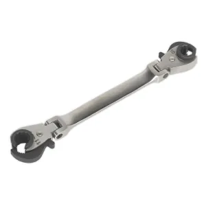 Sealey Premier 10 and 11mm Flexi Head Ratchet Flare Nut Brake Pipe Spanner