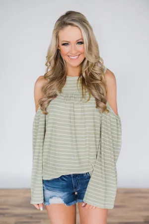Second Glance Cold Shoulder Top