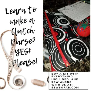 Sewing Kit: Clutch Purse