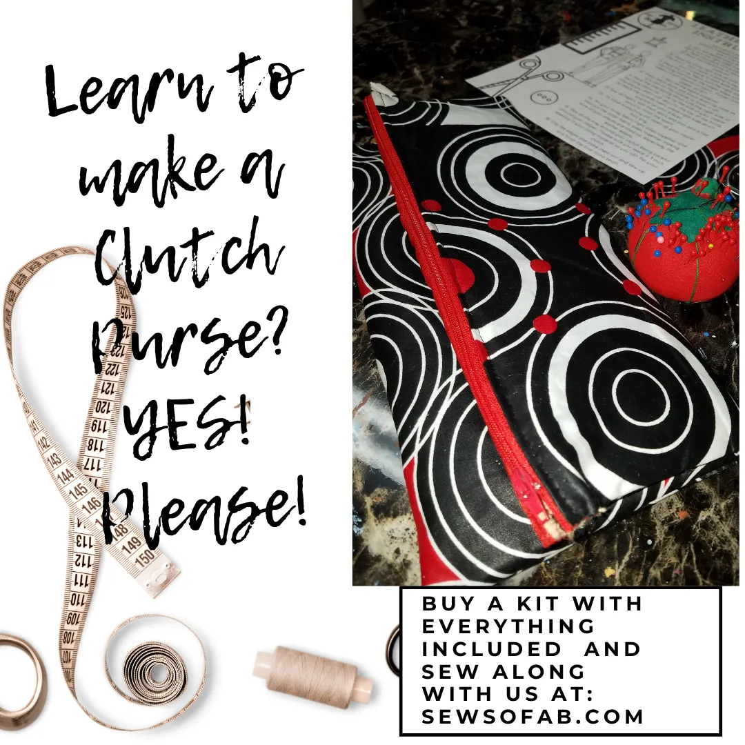 Sewing Kit: Clutch Purse
