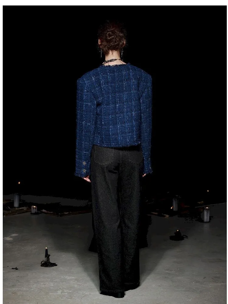 Shoulder Padded Oversized Casual Jacket