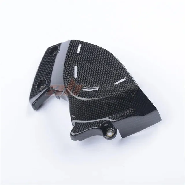 Side Sprocket Chain Case Cover Fairing Cowling For Ducati Supersport 2017-2022 Monster 821 2017-2020 Full Carbon Fiber 100%